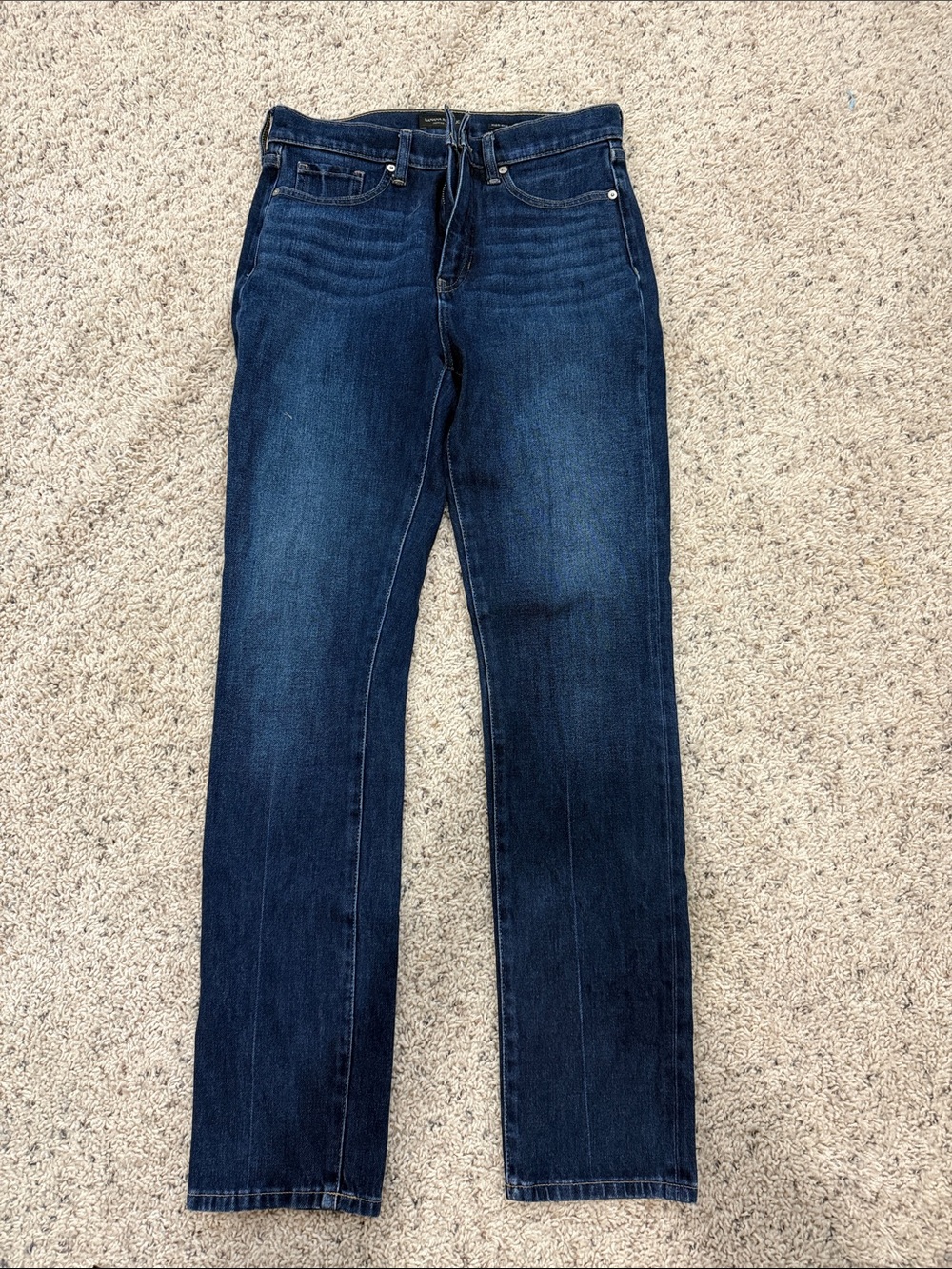 Banana Republic Women's Dark Blue Straight-Leg Jeans